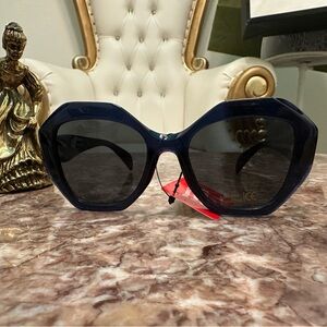 Elegant Dark Blue Sunglasses -NWT